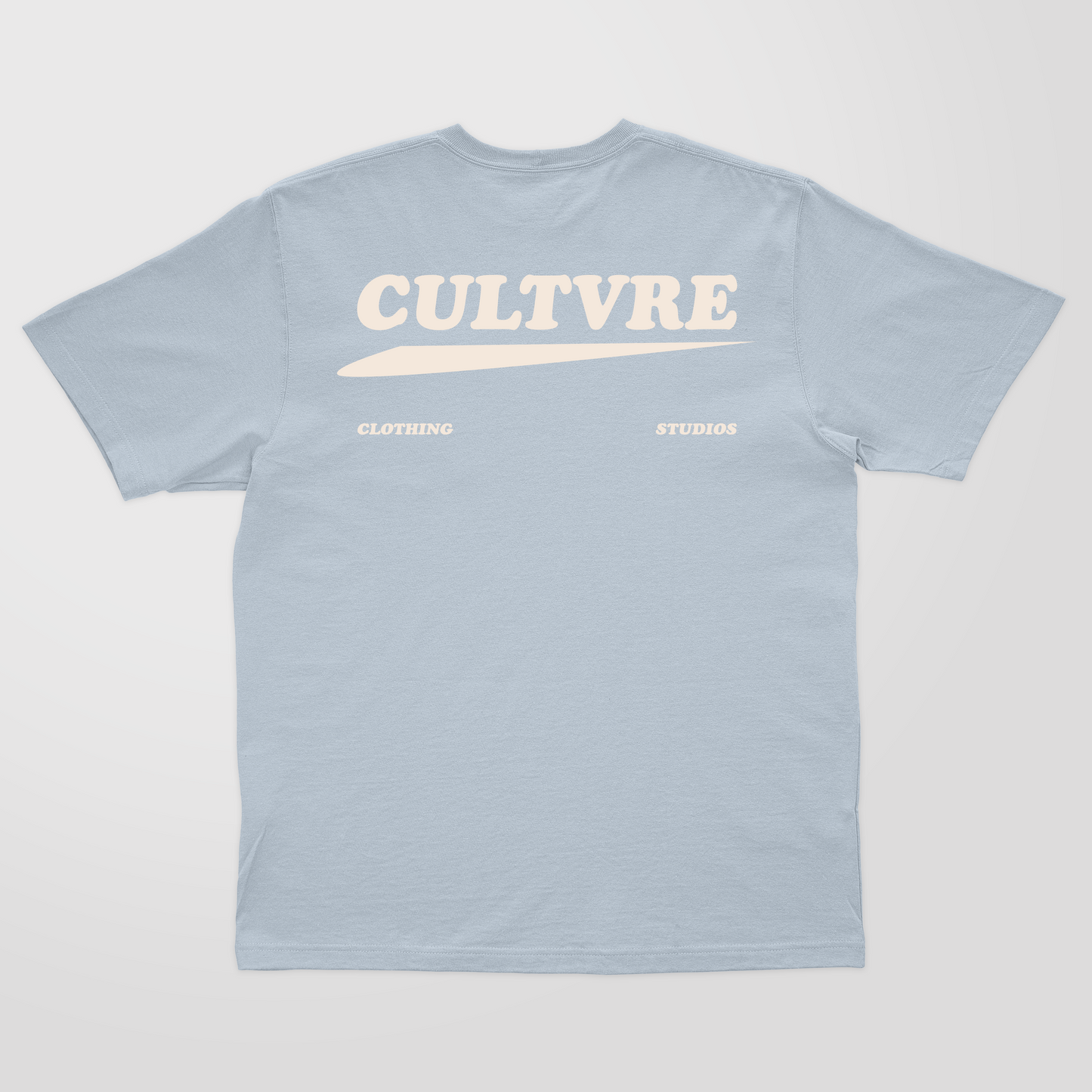 CULTVRE Swoosh Tee Light Blue