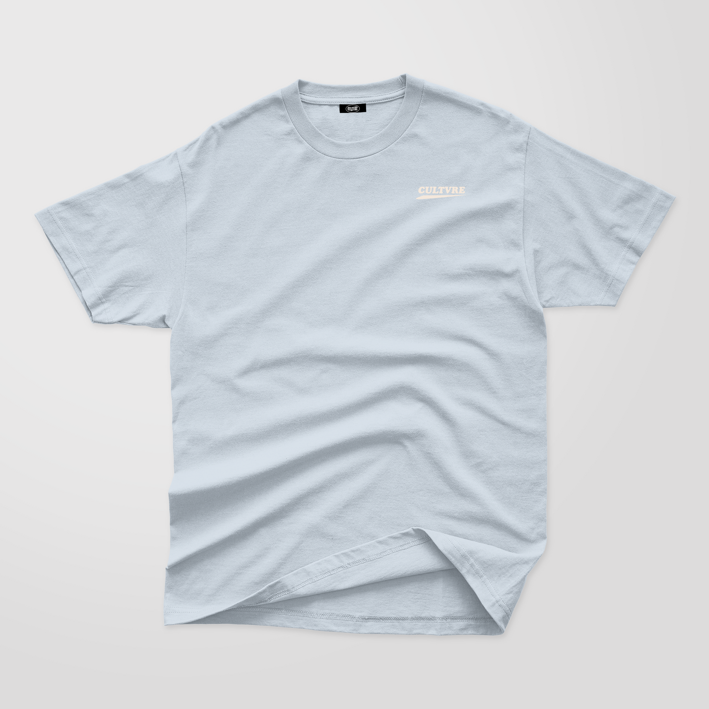 CULTVRE Swoosh Tee Light Blue