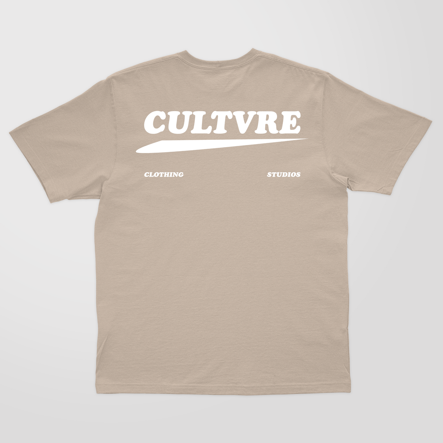 CULTVRE Swoosh Tee Khaki