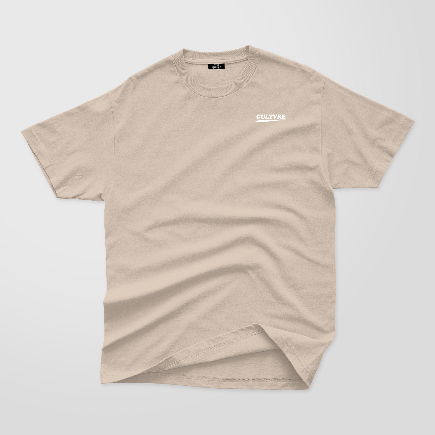 CULTVRE Swoosh Tee Khaki