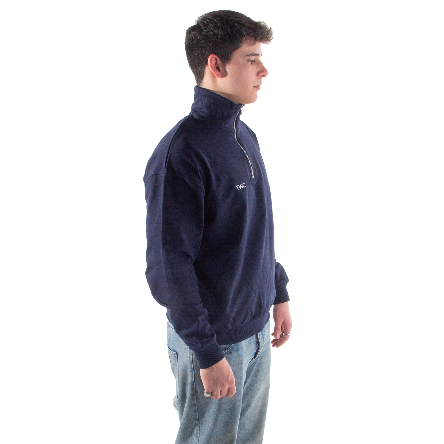 TWC Half-Zip Oversized Sweatshirt