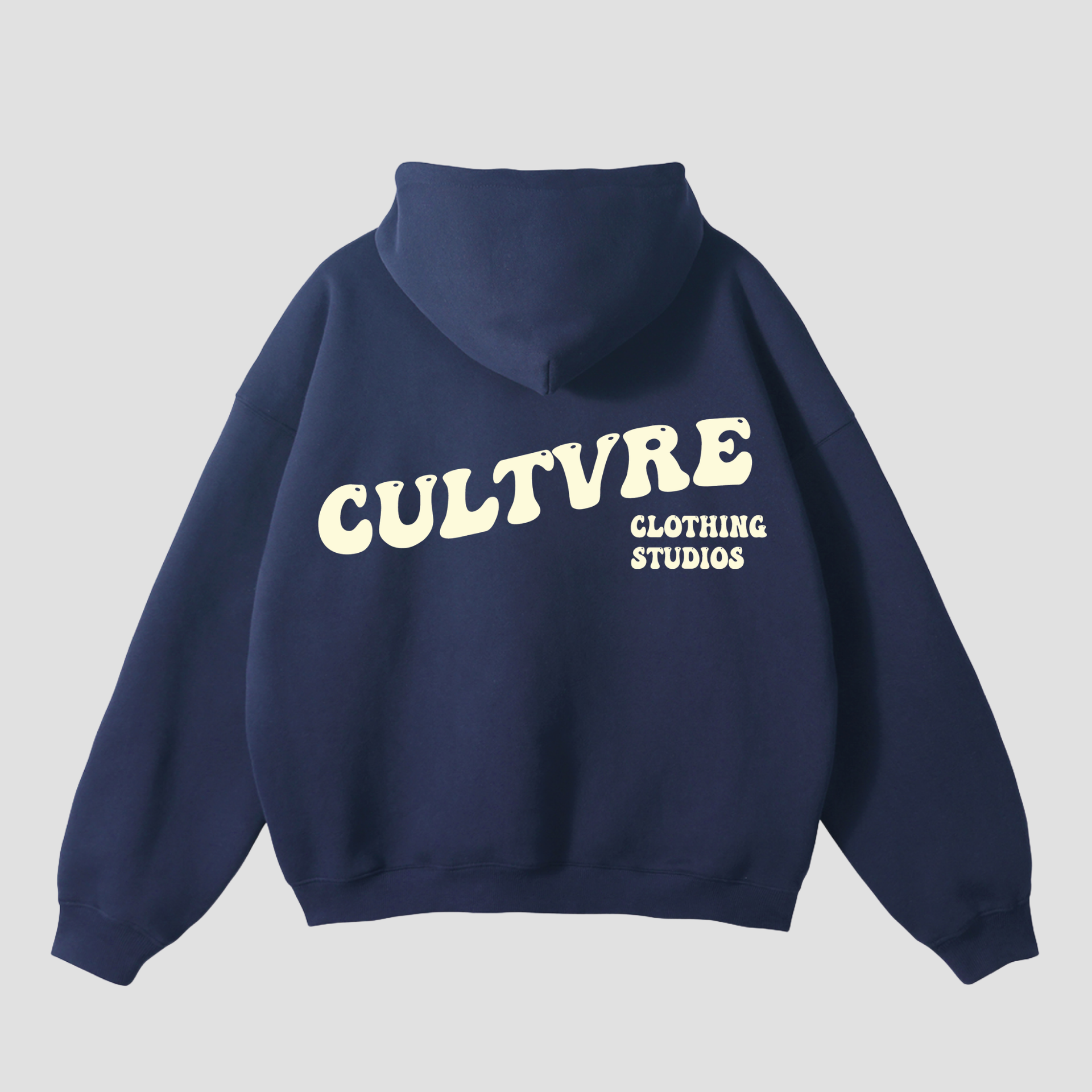 CULTVRE Flag Hoodie Navy