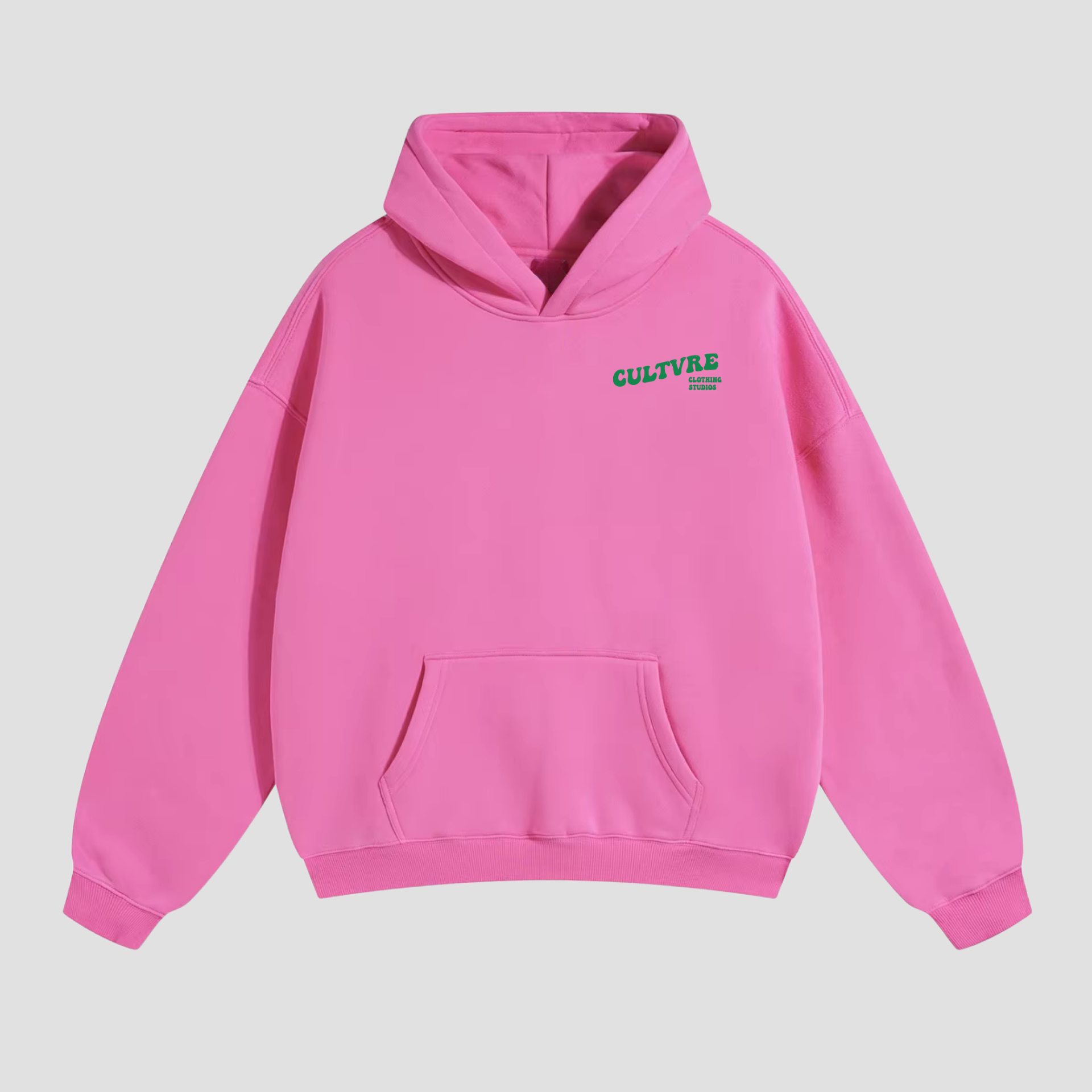 CULTVRE Flag Hoodie Pink