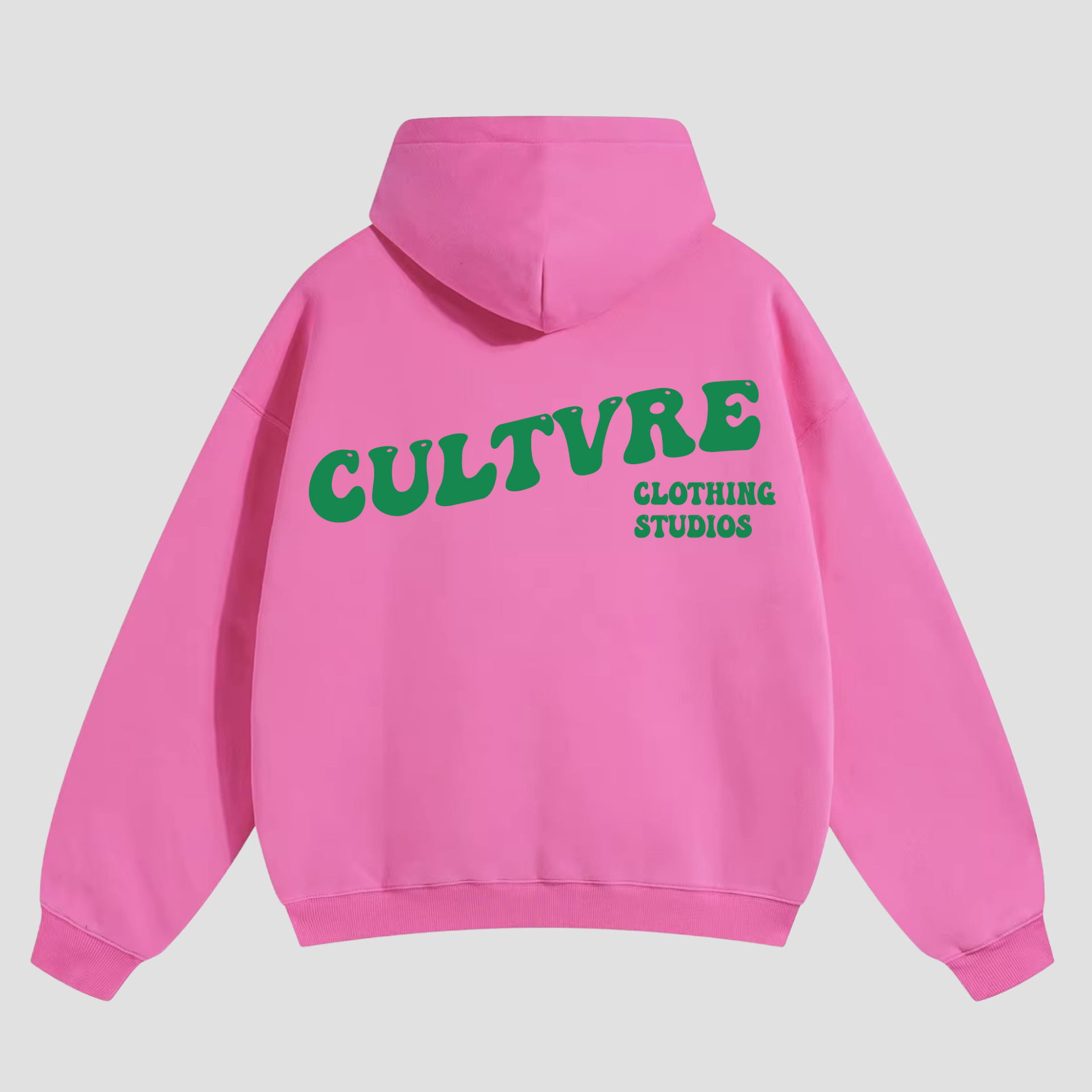 CULTVRE Flag Hoodie Pink