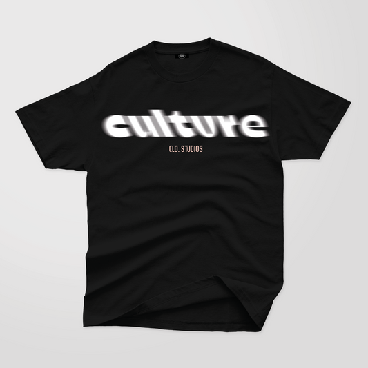 CULTVRE Blurred Tee black