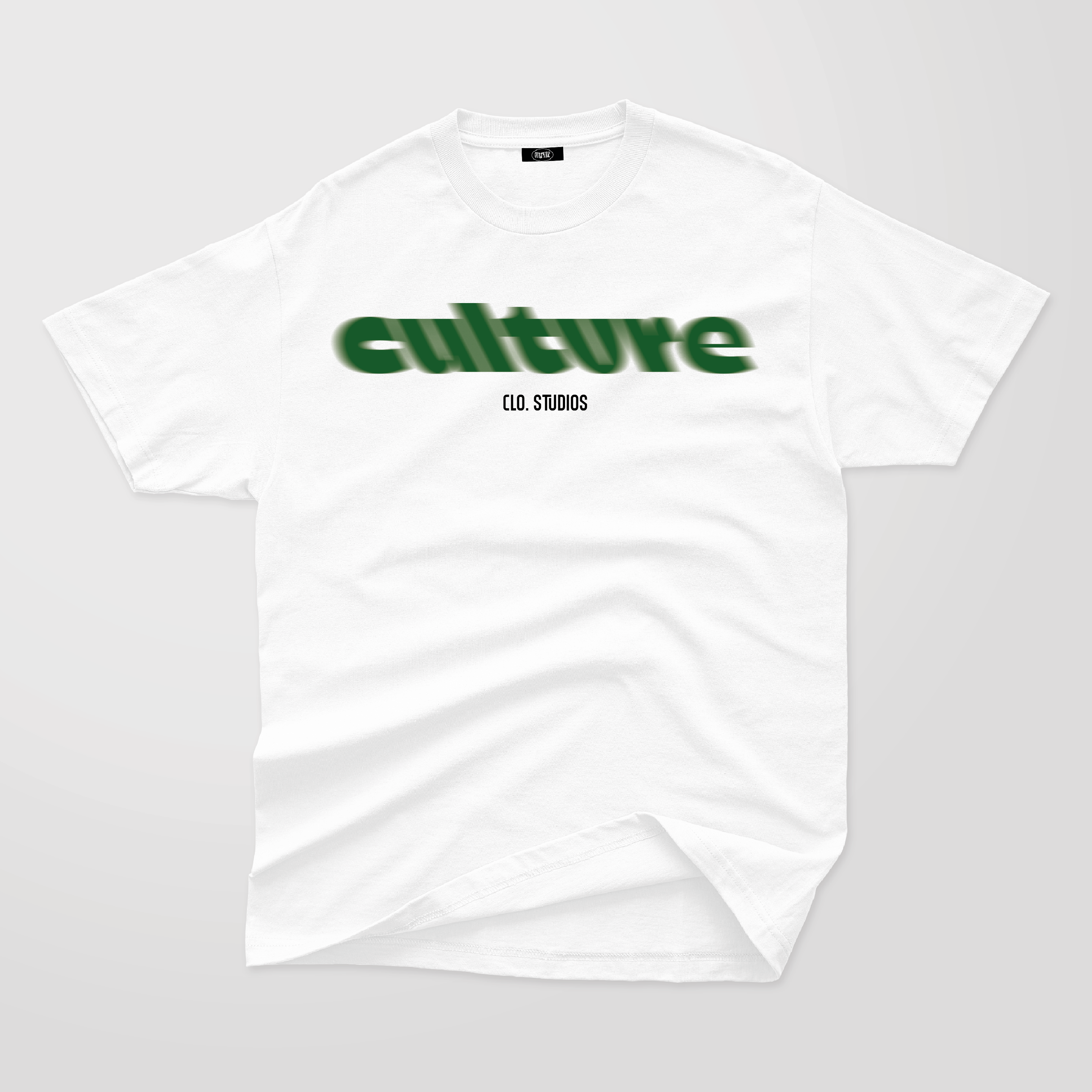 CULTVRE Blurred Tee white
