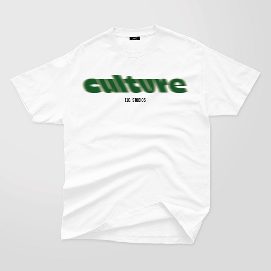 CULTVRE Blurred Tee white