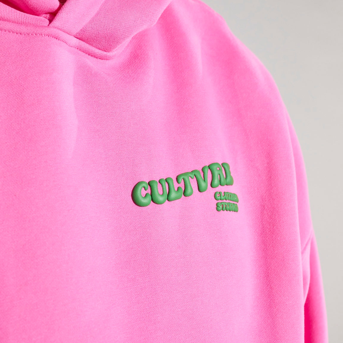 CULTVRE Flag Hoodie Pink