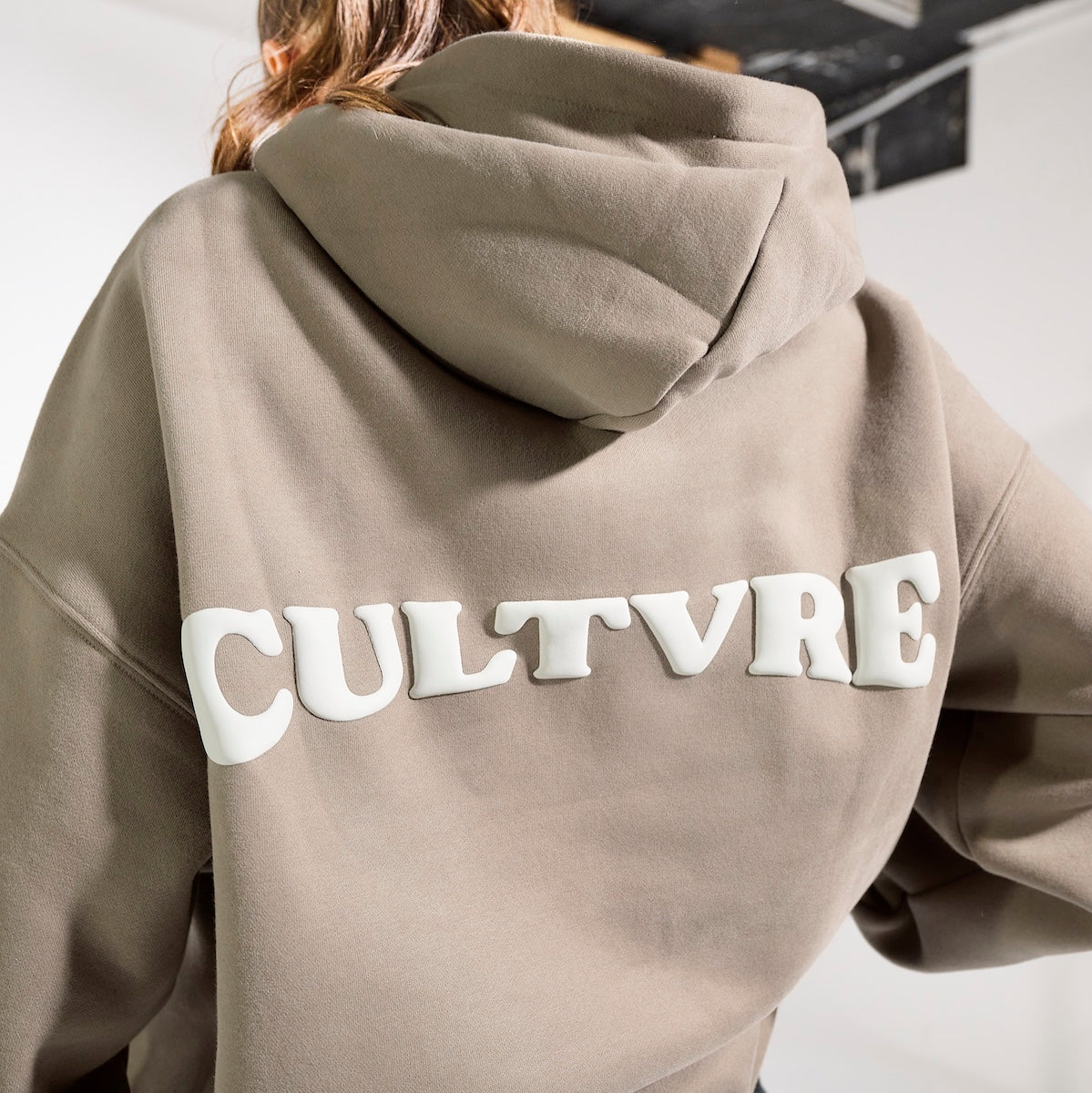 CULTVRE Archway Hoodie Taupe