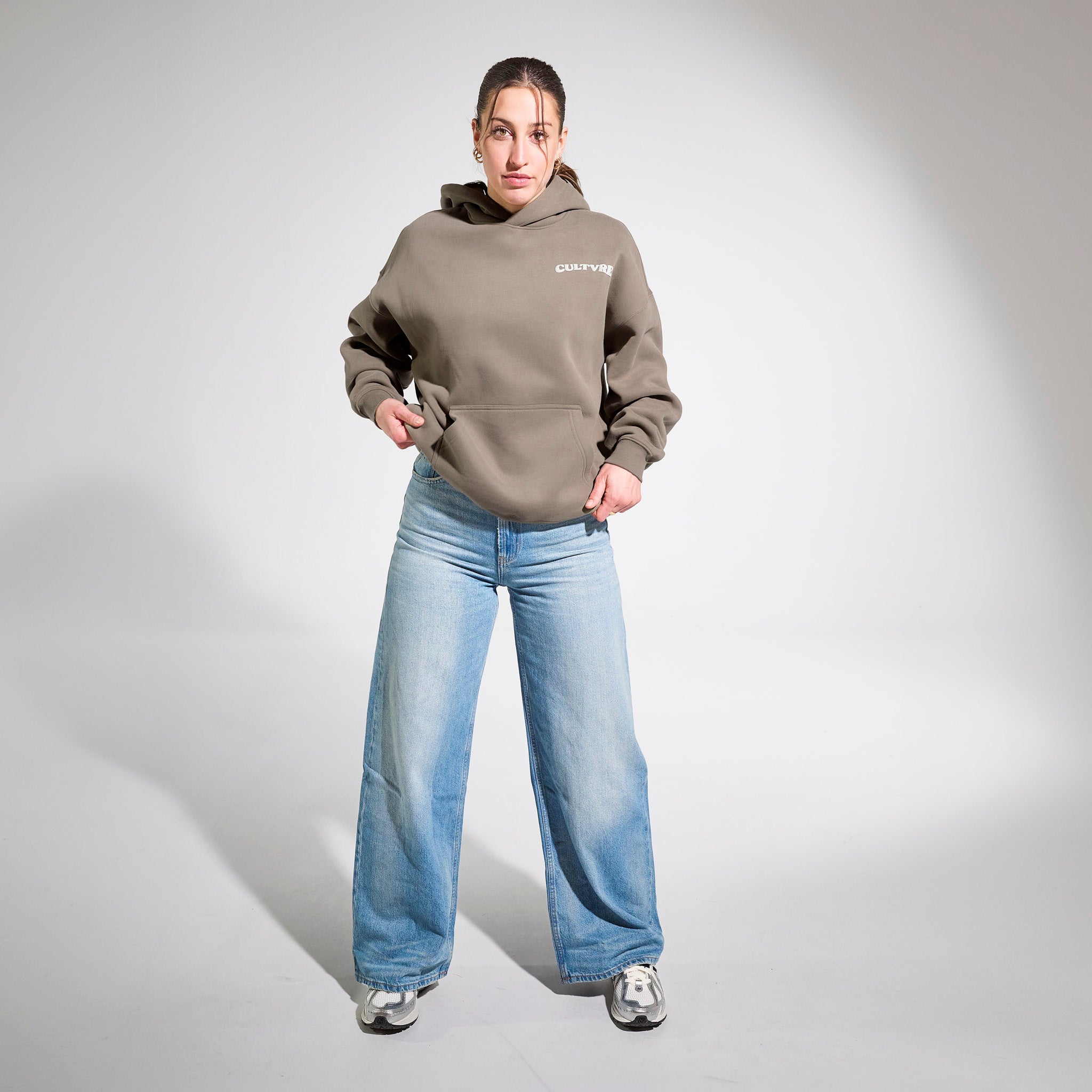CULTVRE Archway Hoodie Taupe