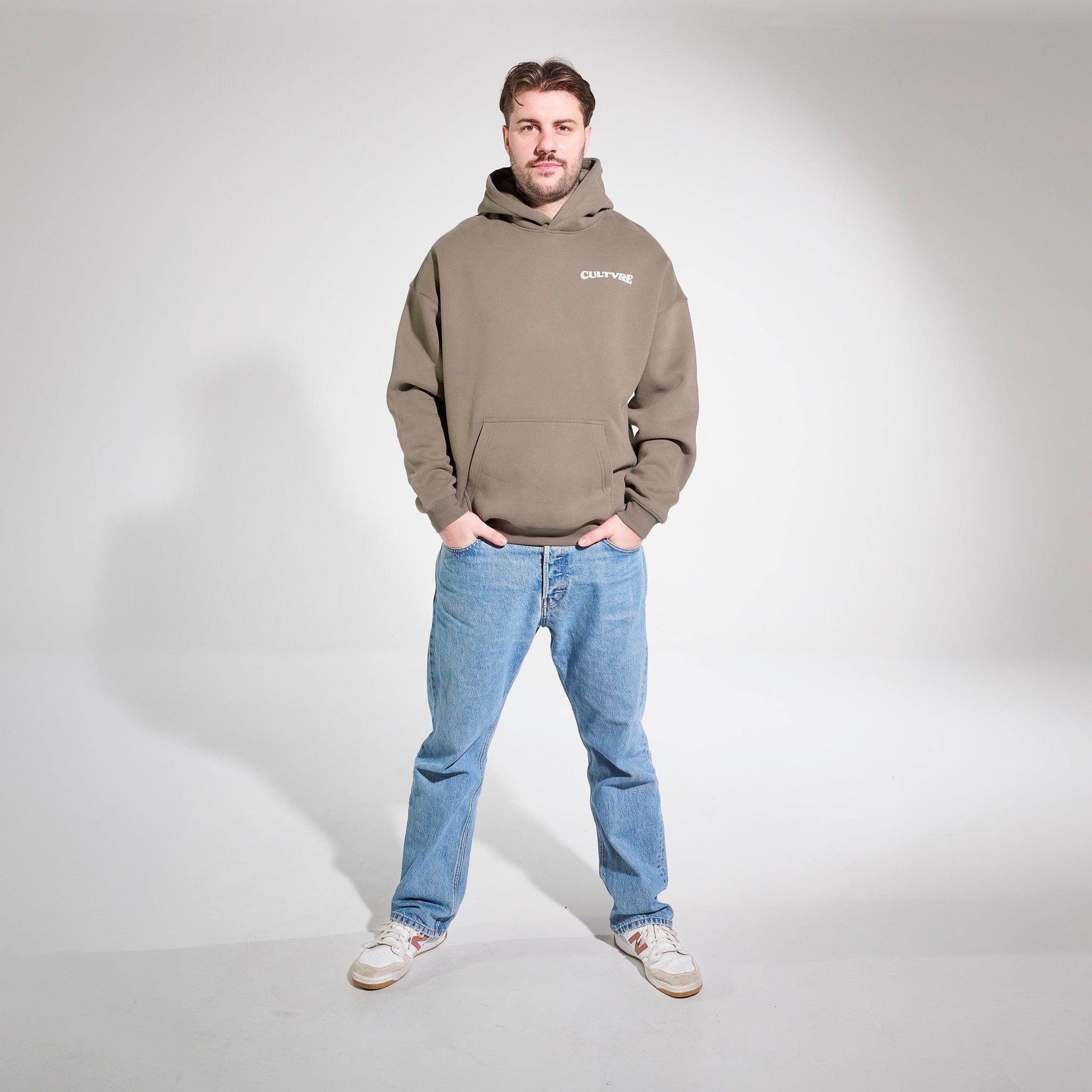 CULTVRE Archway Hoodie Taupe