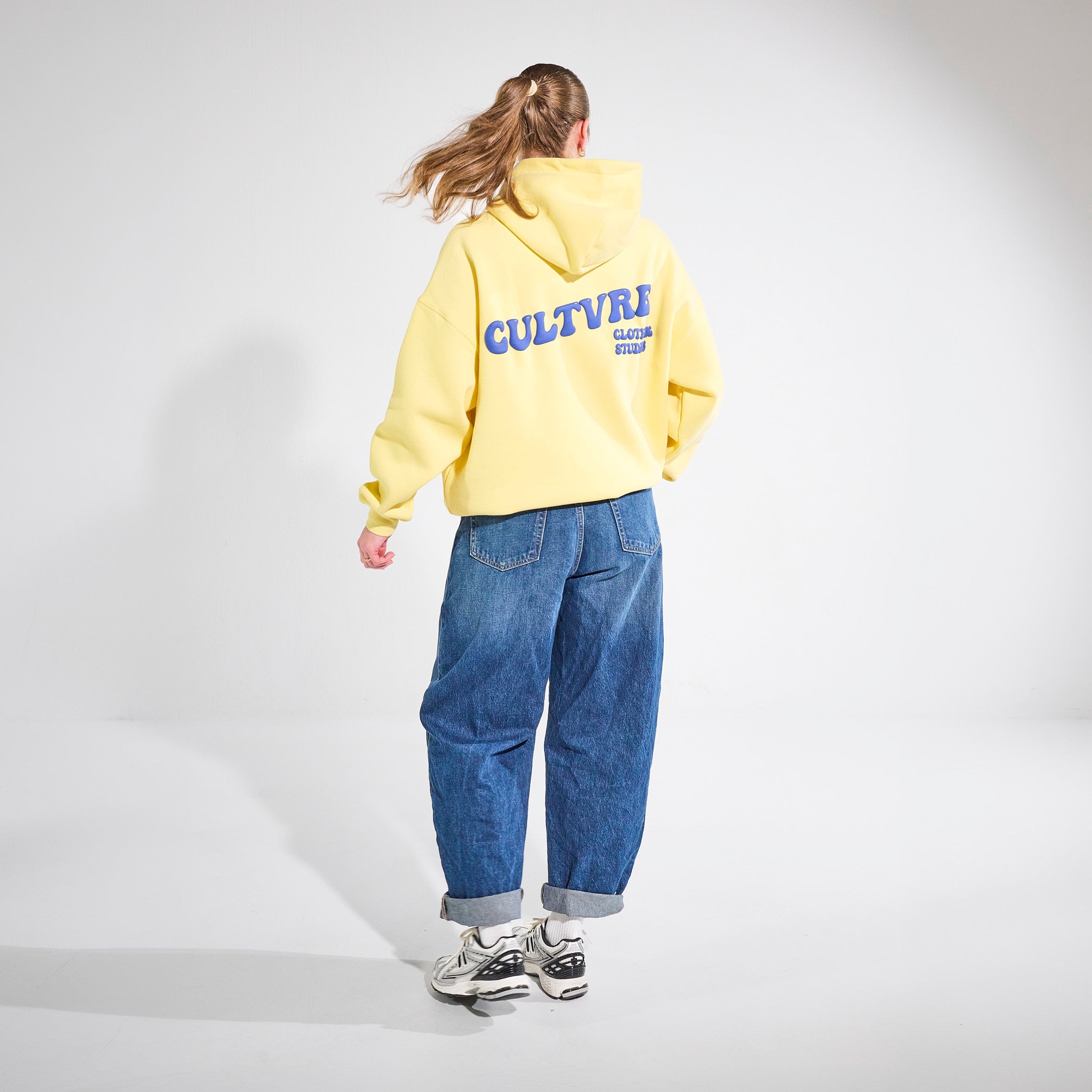 CULTVRE Flag Hoodie Yellow