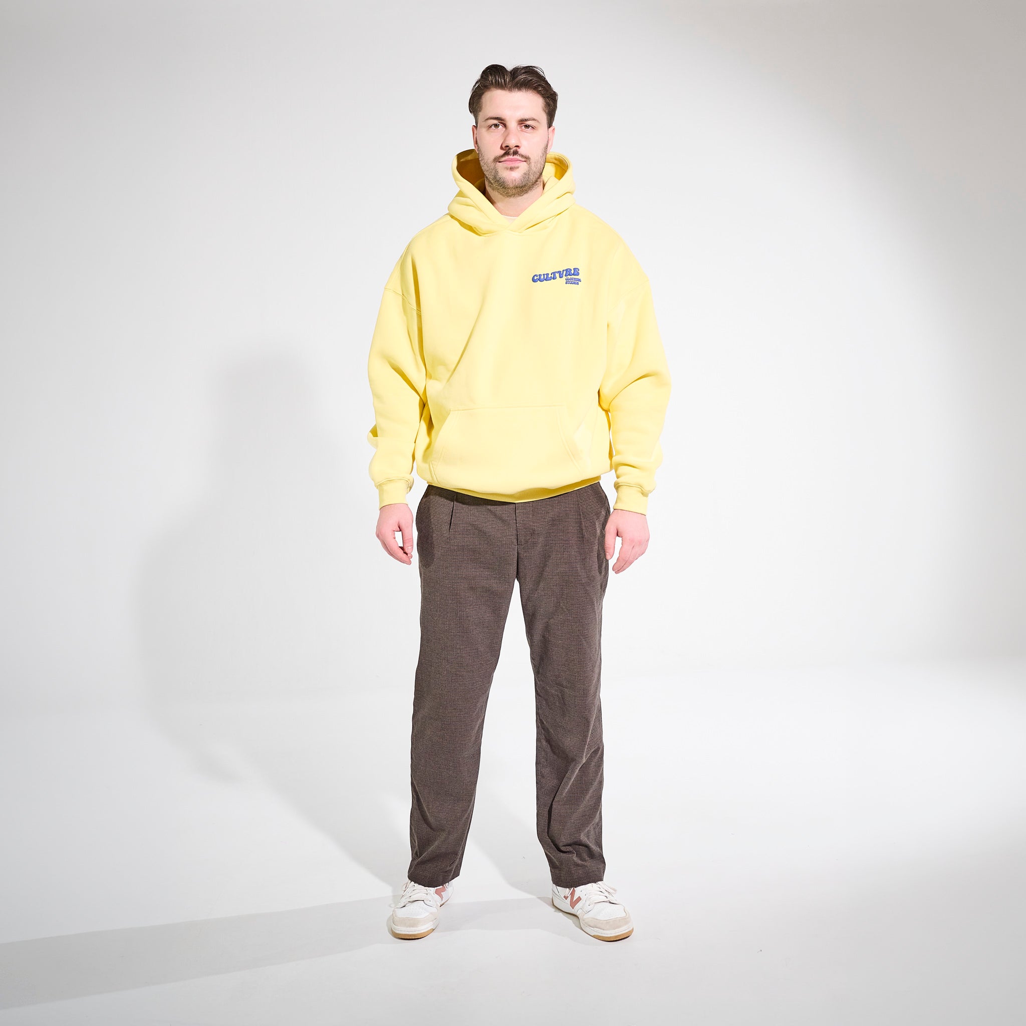 CULTVRE Flag Hoodie Yellow
