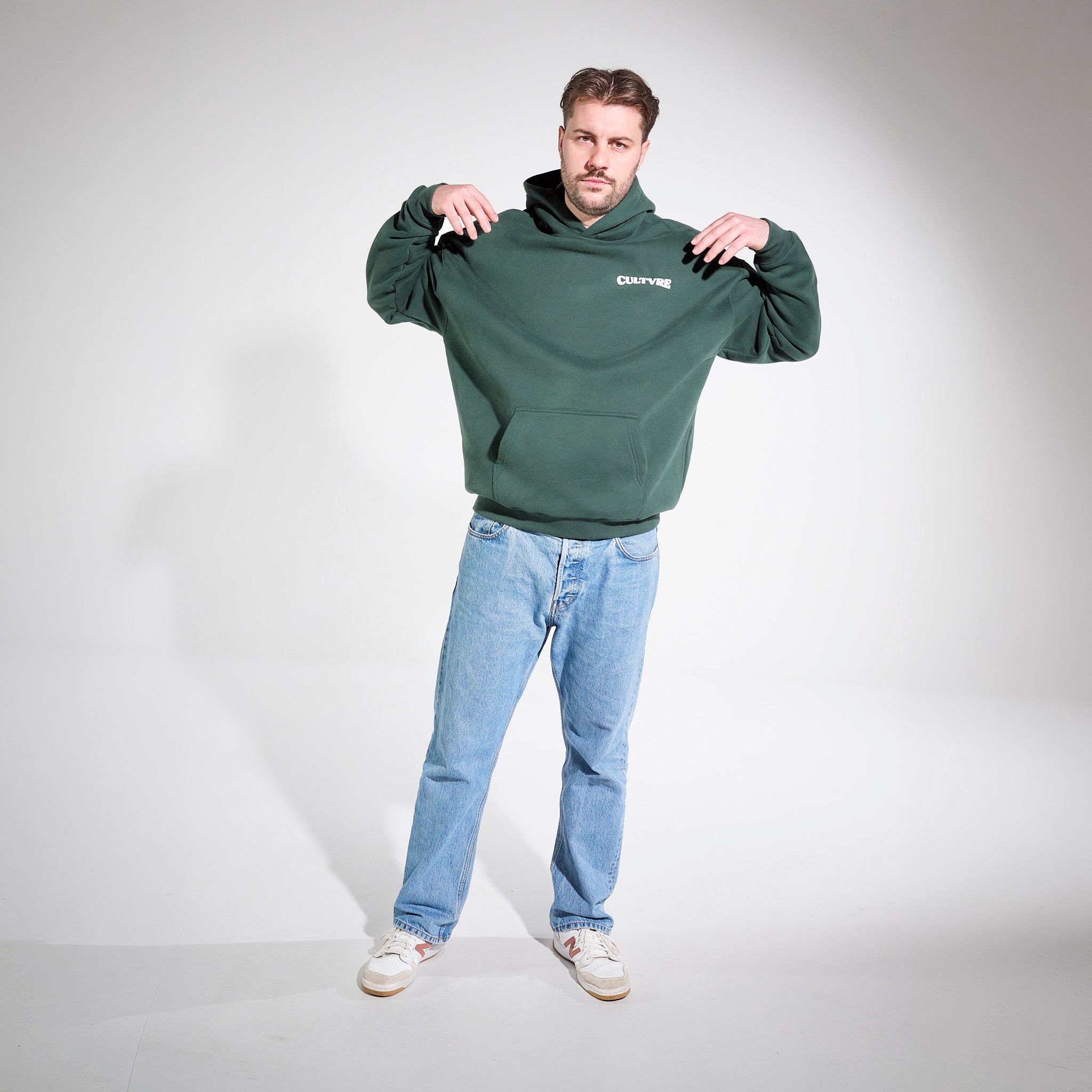 CULTVRE Archway Hoodie Green