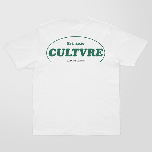 CULTVRE Cowboy Tee White