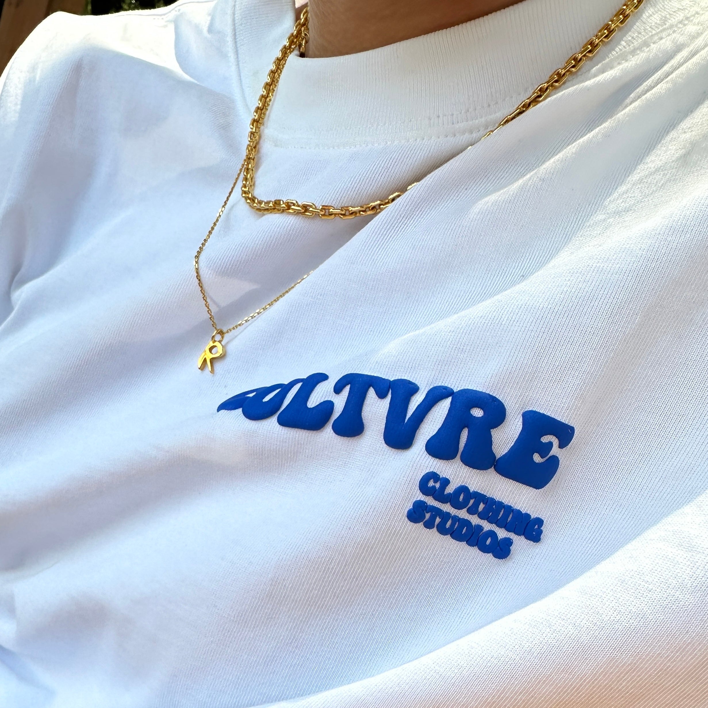 CULTVRE Flag Tee blue