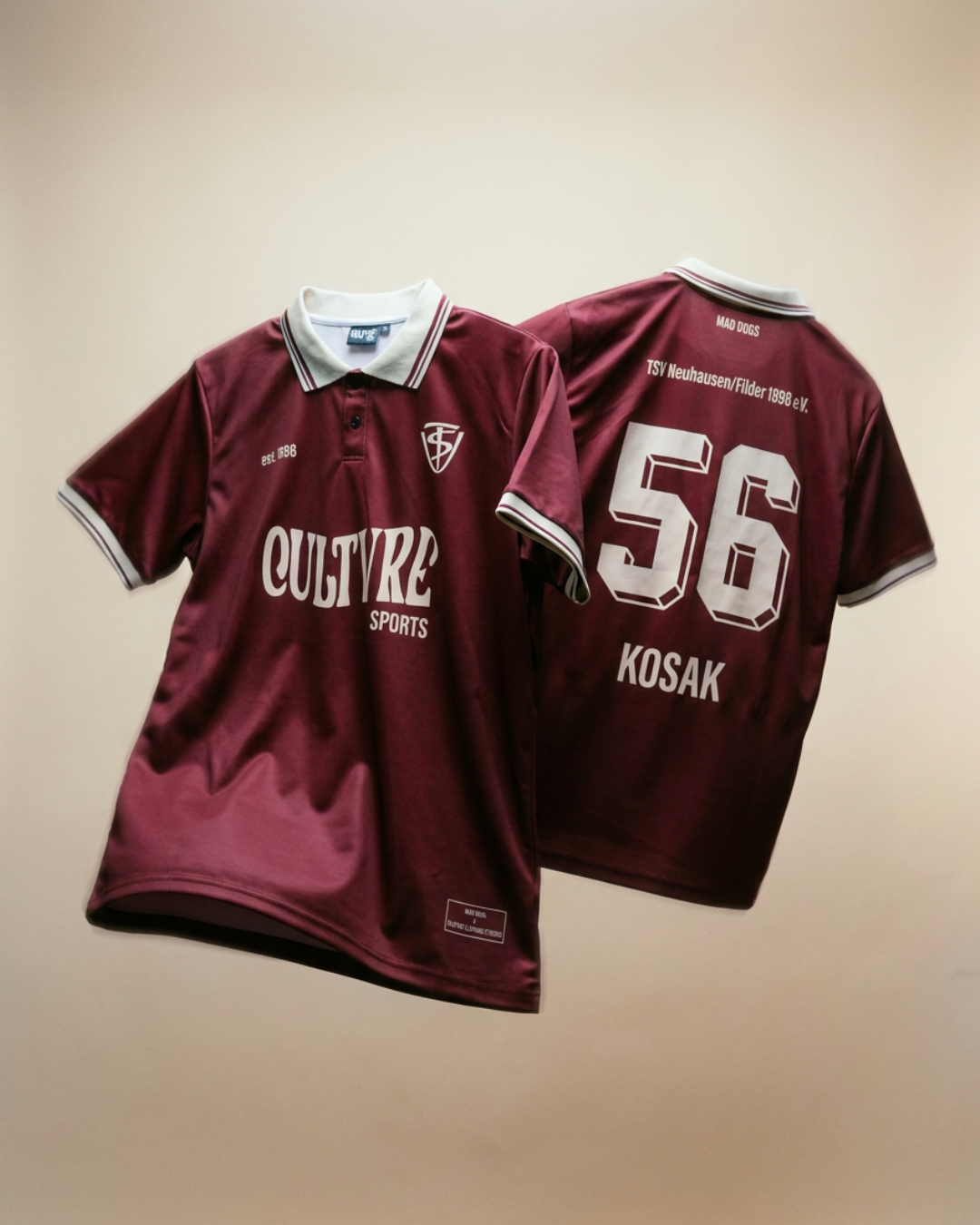 TSV Neuhausen Classic Trikot Weinrot