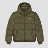 CULTVRE Winter Puffer Jacket Olive Green