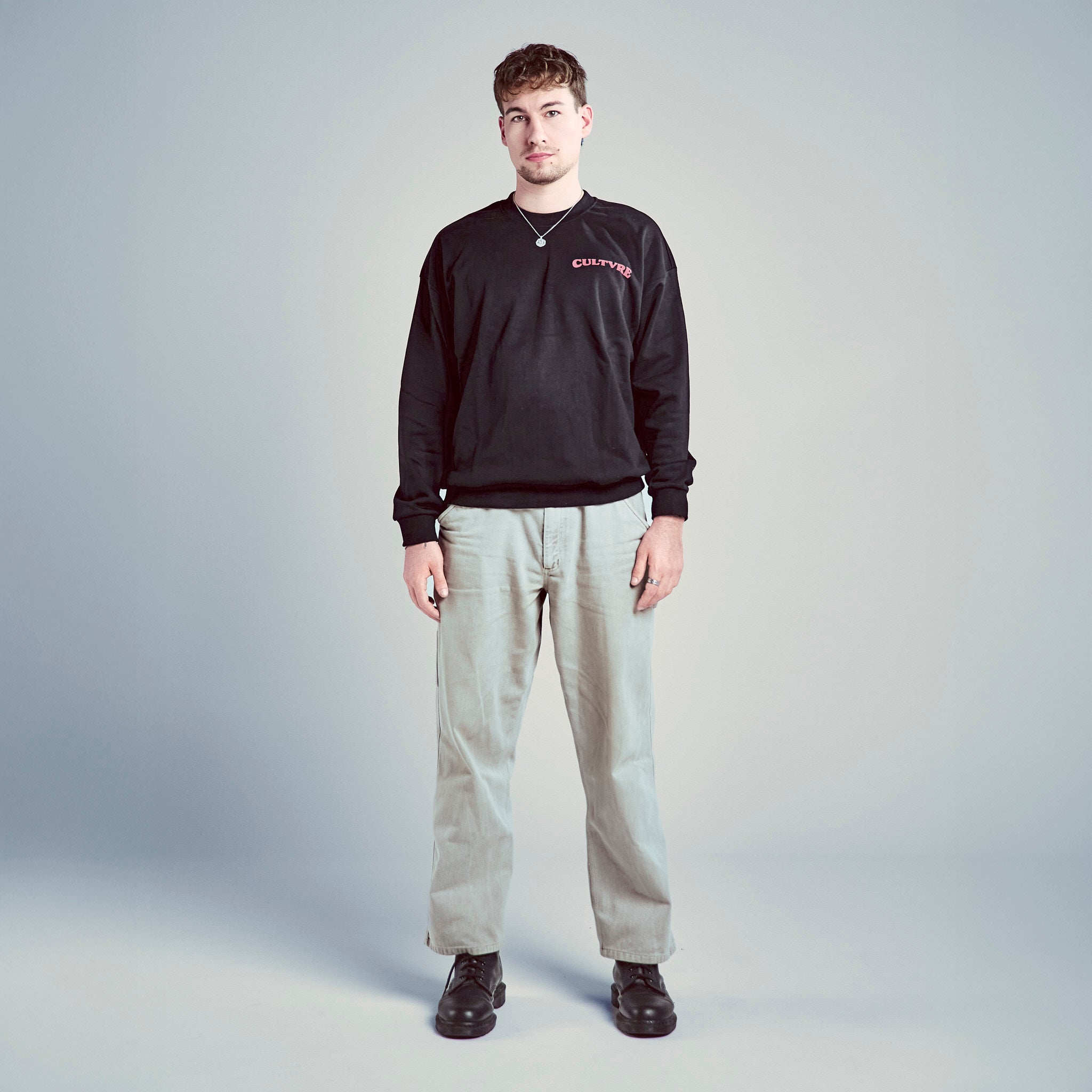 CULTVRE Archway Sweater Black