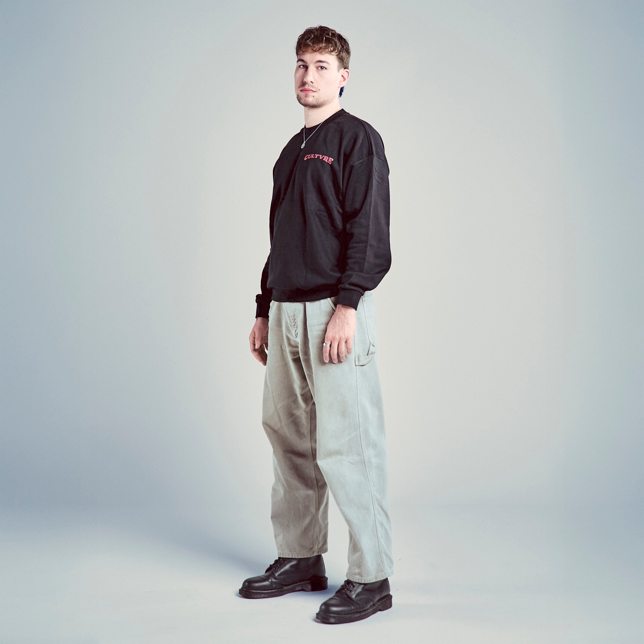 CULTVRE Archway Sweater Black