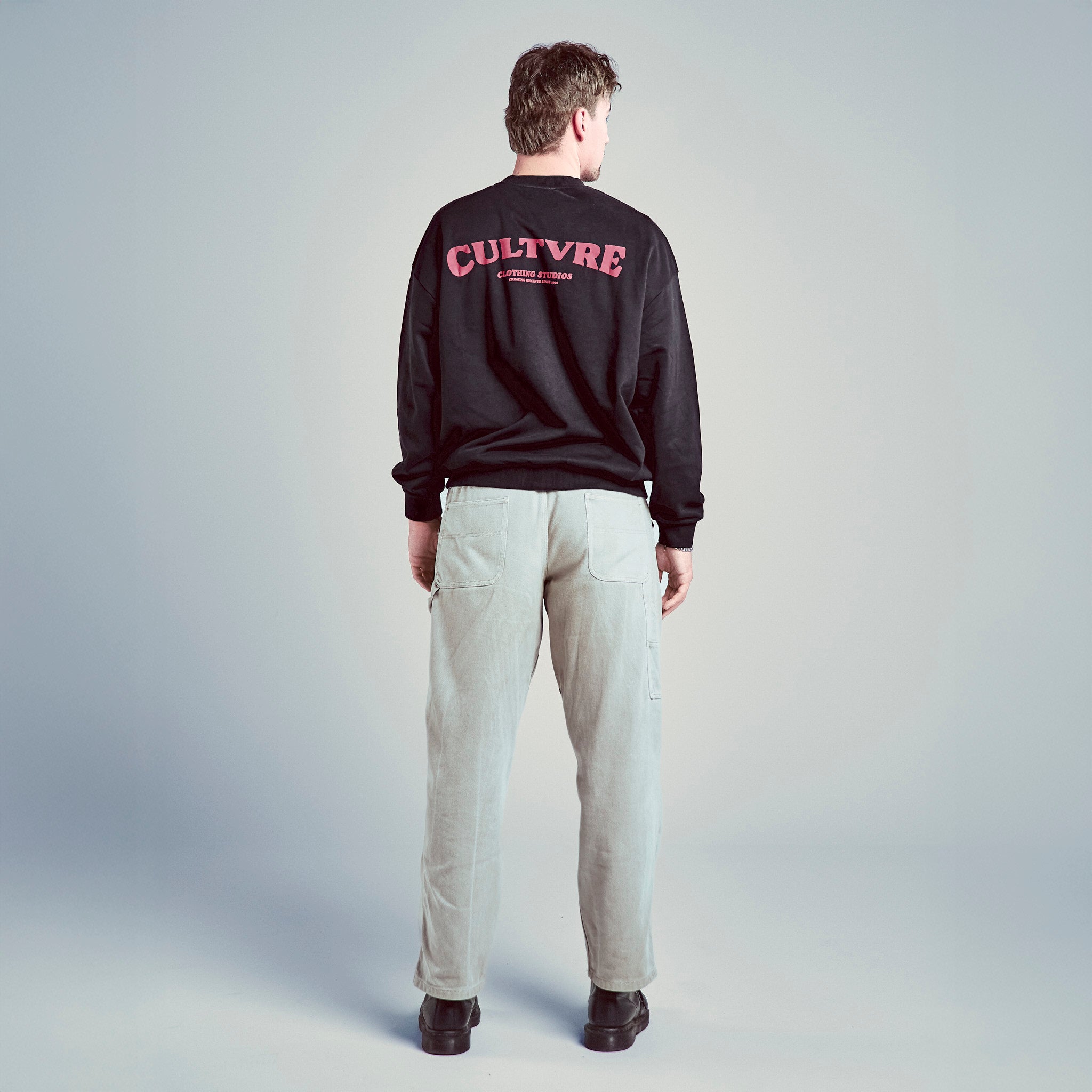 CULTVRE Archway Sweater Black