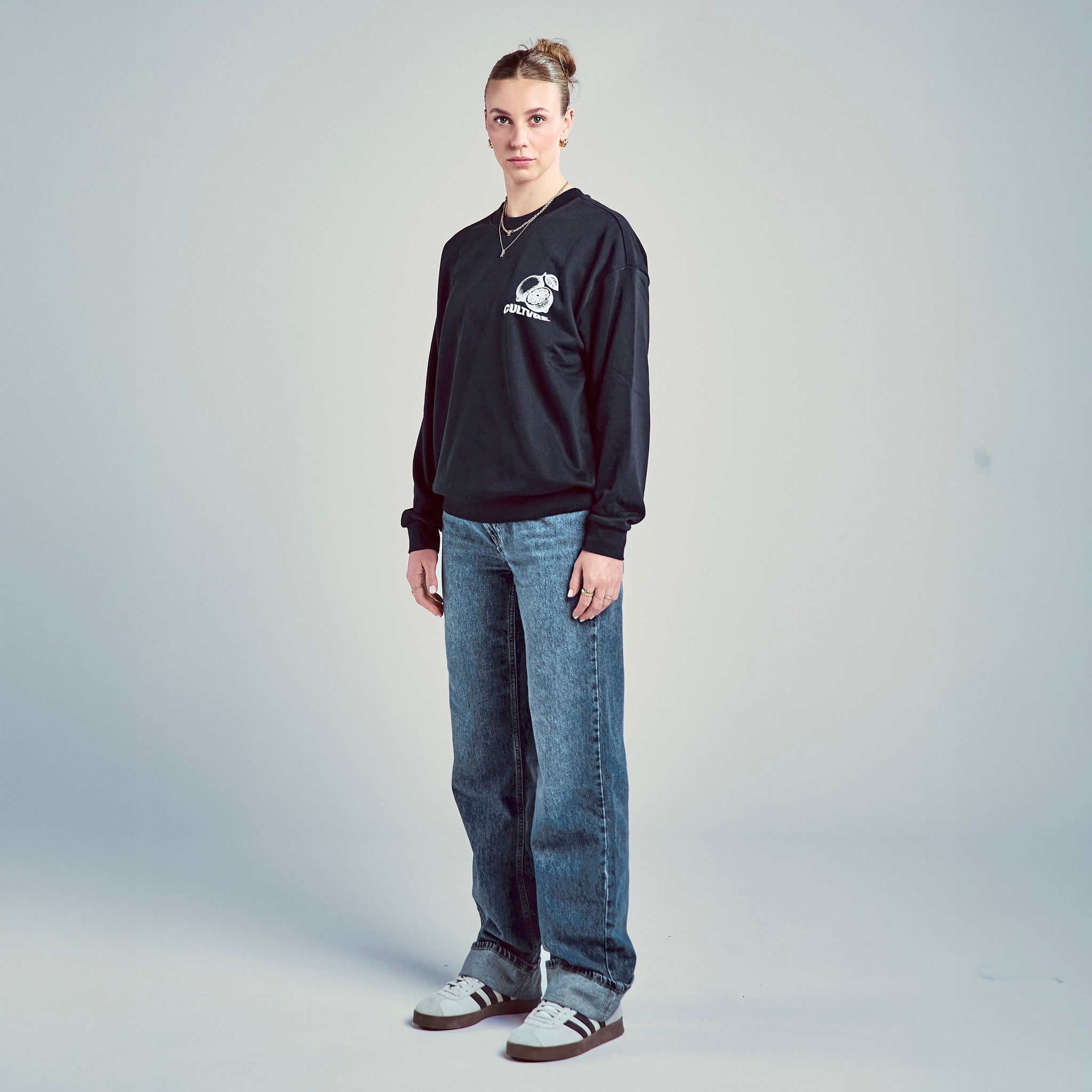 CULTVRE Citron Sweater Navy