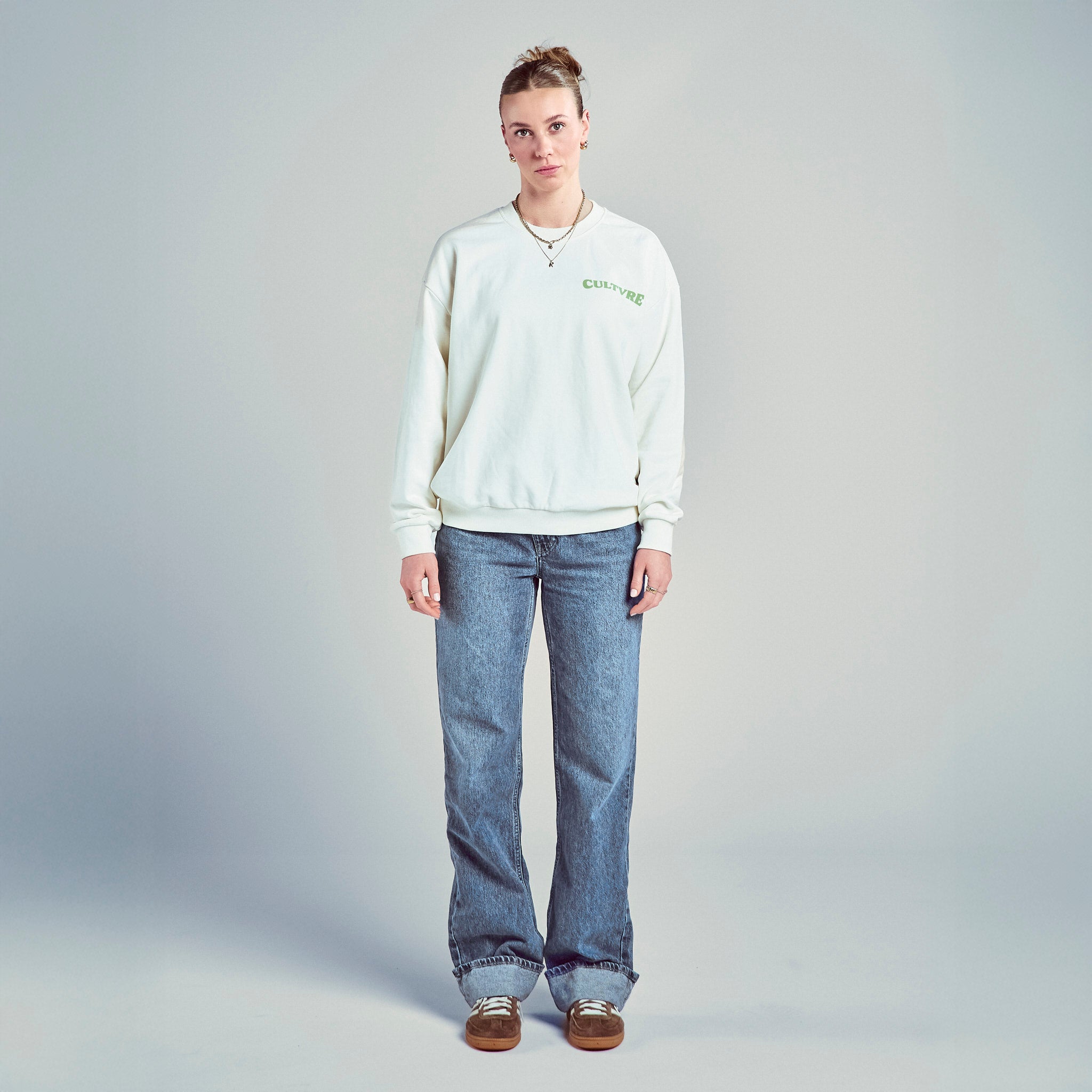 CULTVRE Archway Sweater Creme