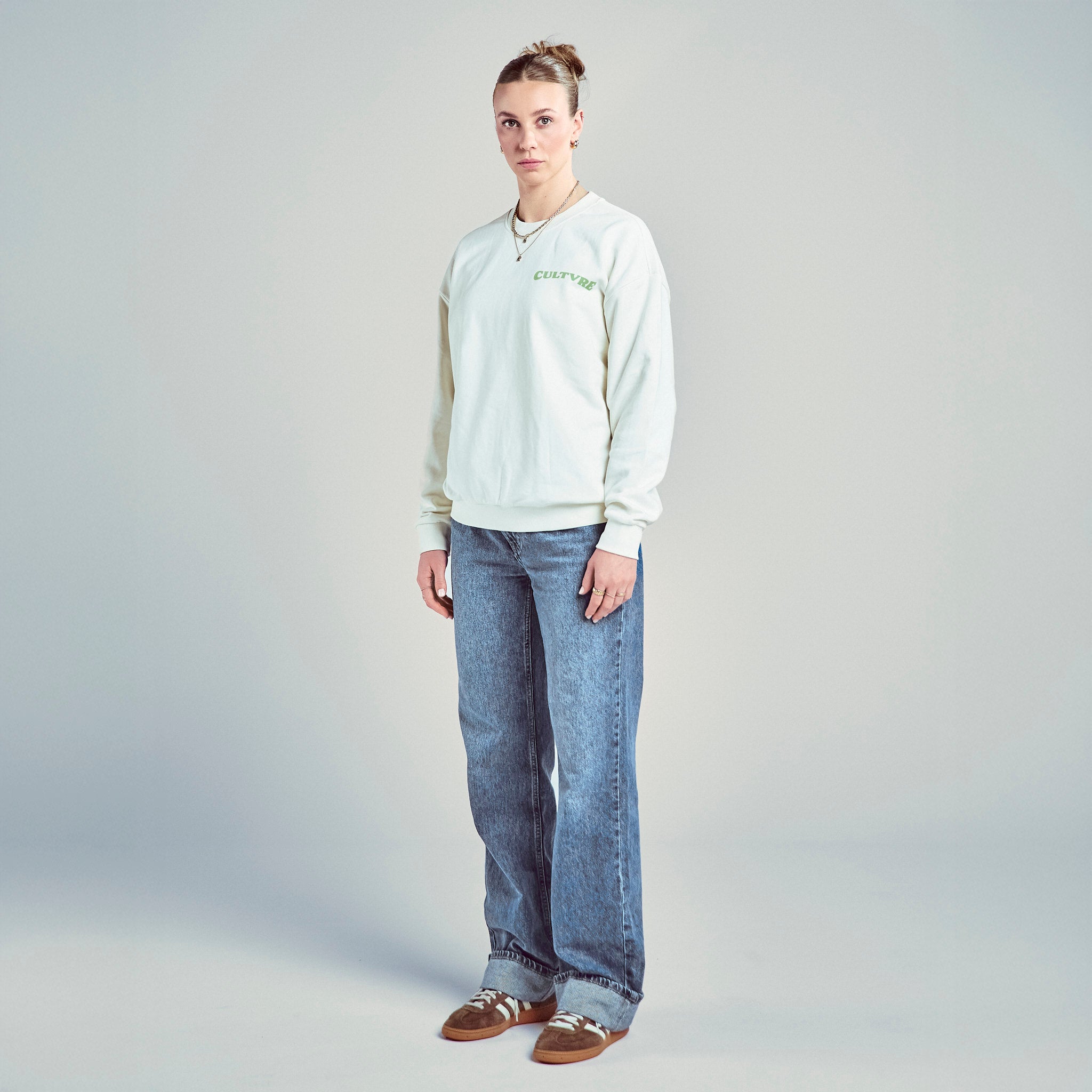CULTVRE Archway Sweater Creme