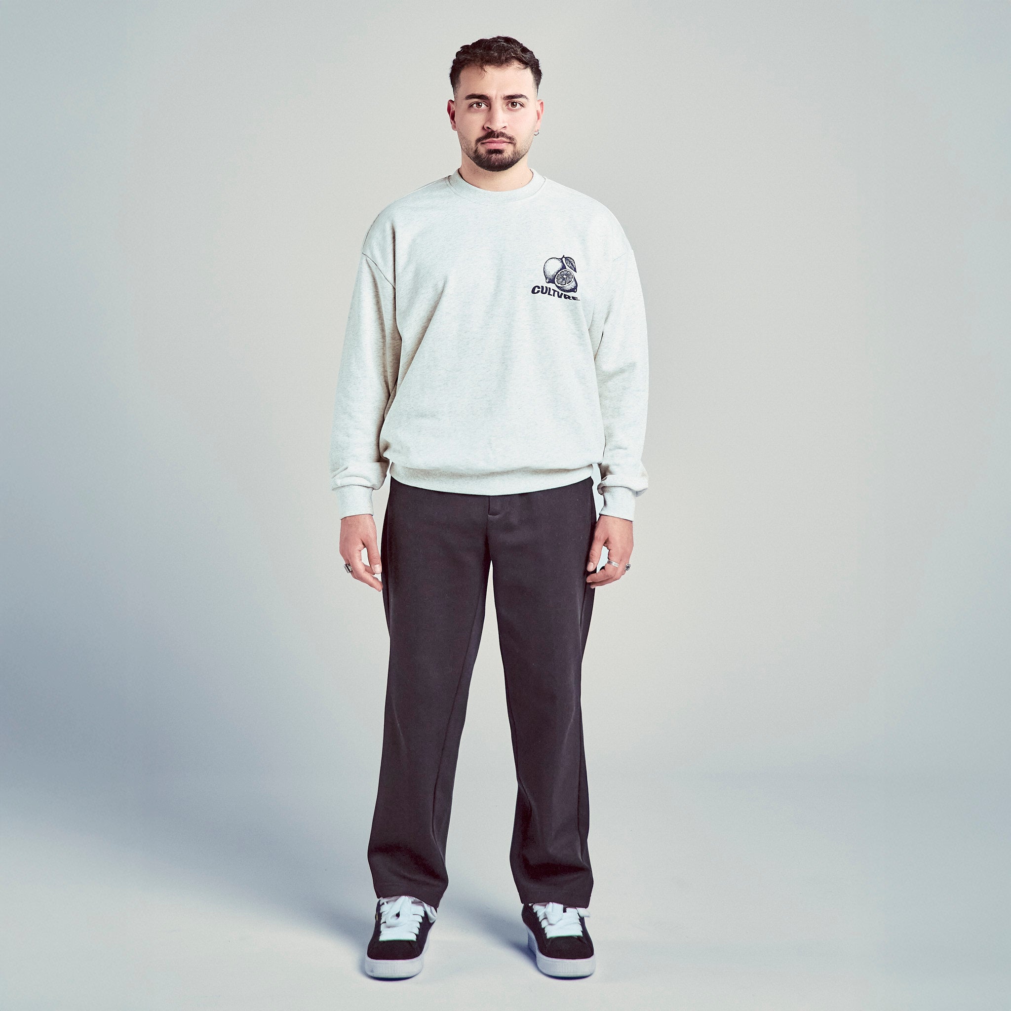 CULTVRE Citron Sweater Grey