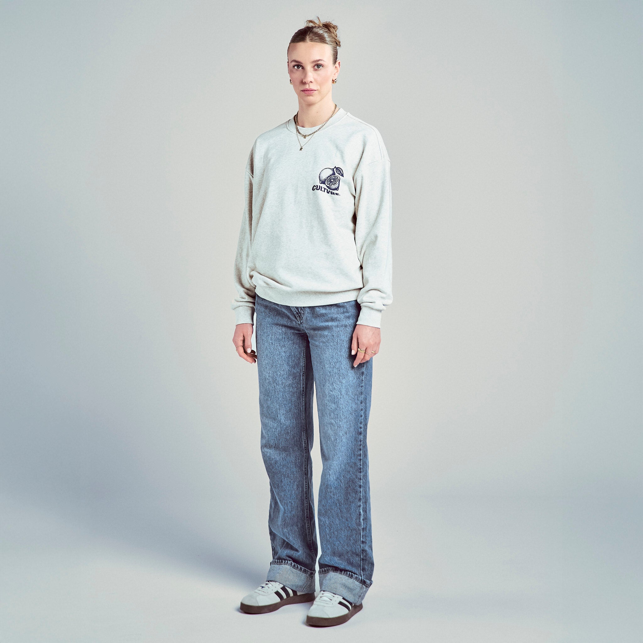 CULTVRE Citron Sweater Grey