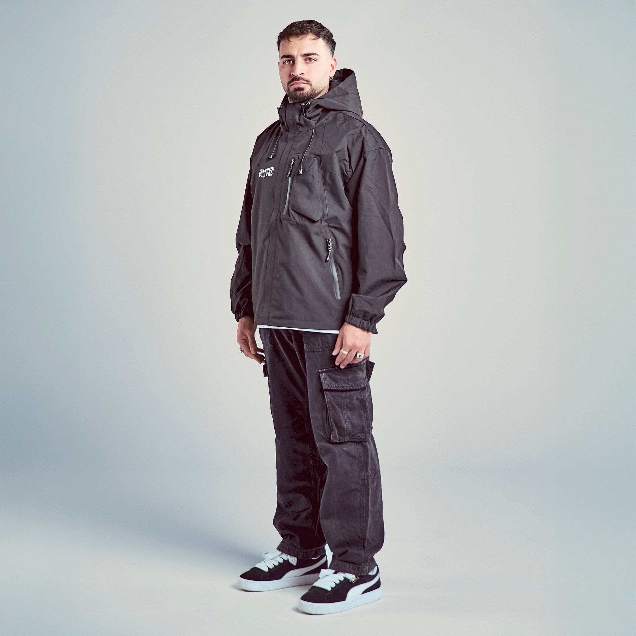 CULTVRE TRACE JACKET BLACK