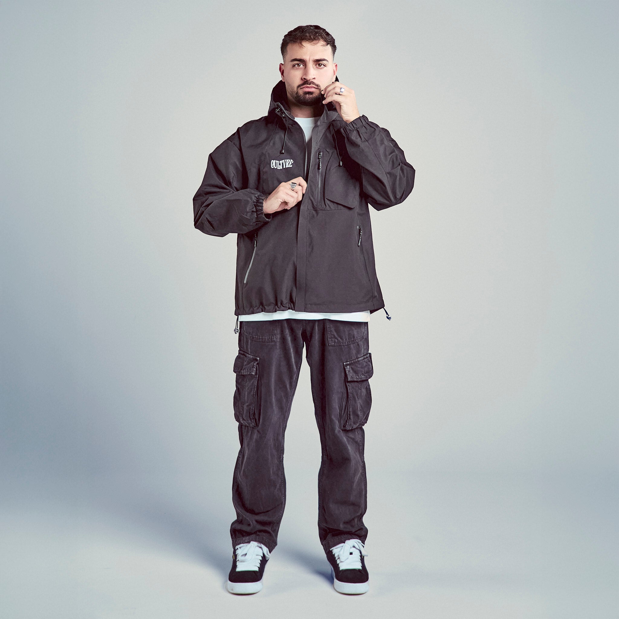 CULTVRE TRACE JACKET BLACK