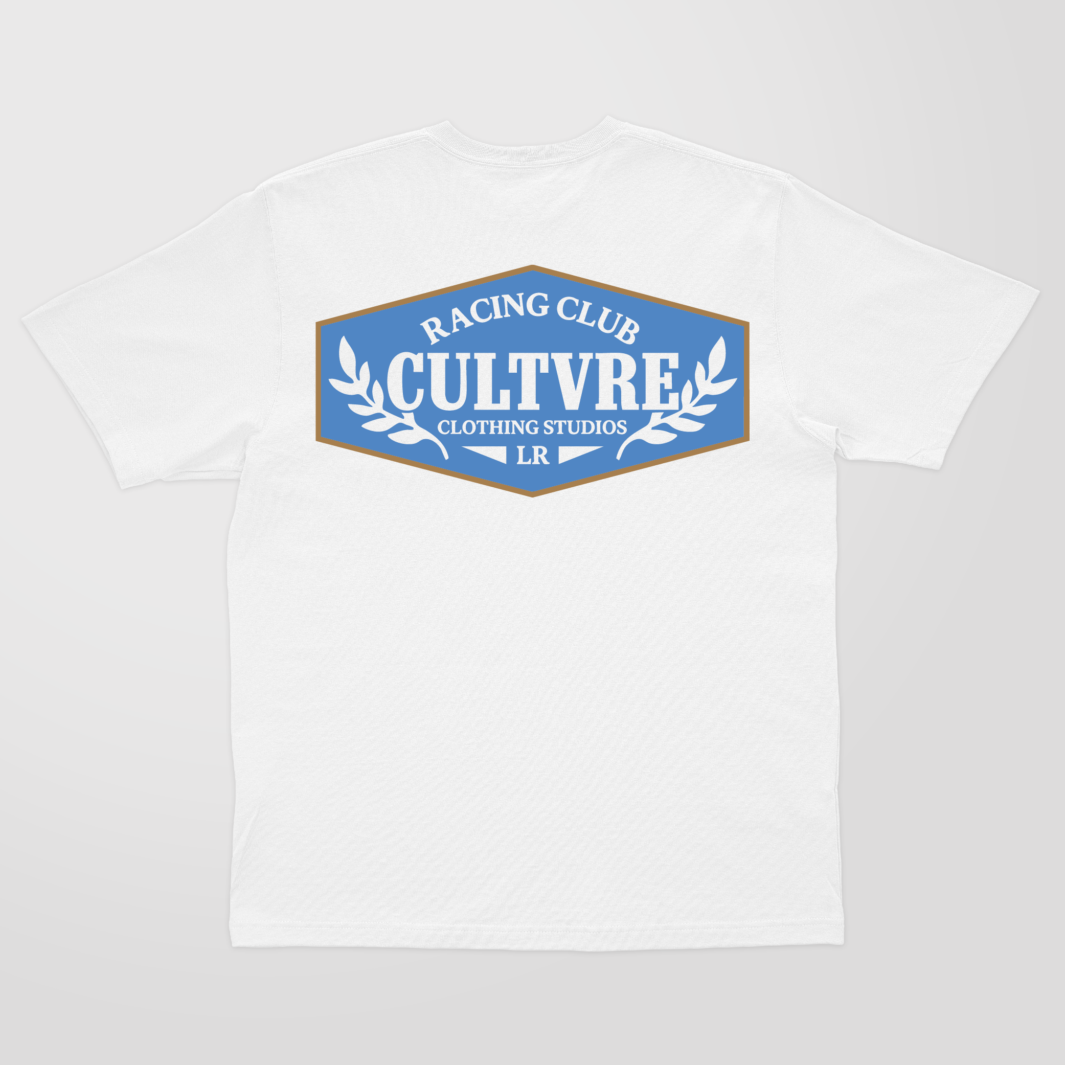CULTVRE Racing Club Light Oversized Tee Blue