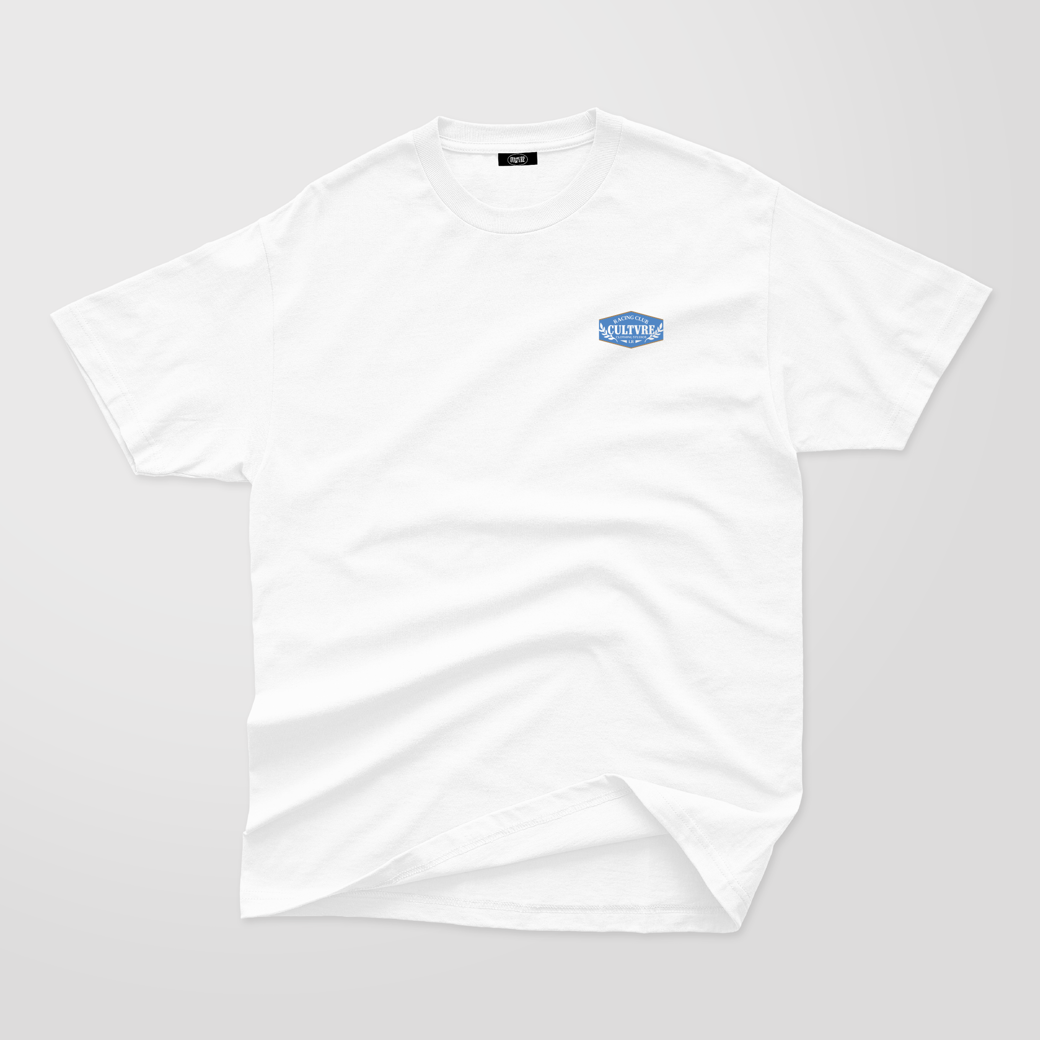 CULTVRE Racing Club Light Oversized Tee Blue