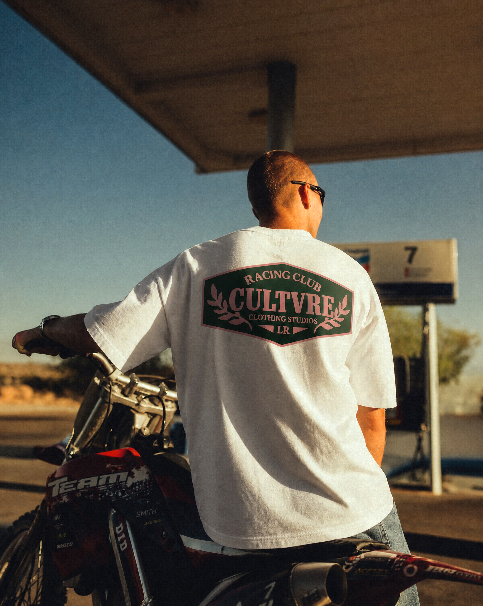 CULTVRE Racing Club Light Oversized Tee Green
