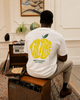 CULTVRE Citron Light Oversized  Tee White