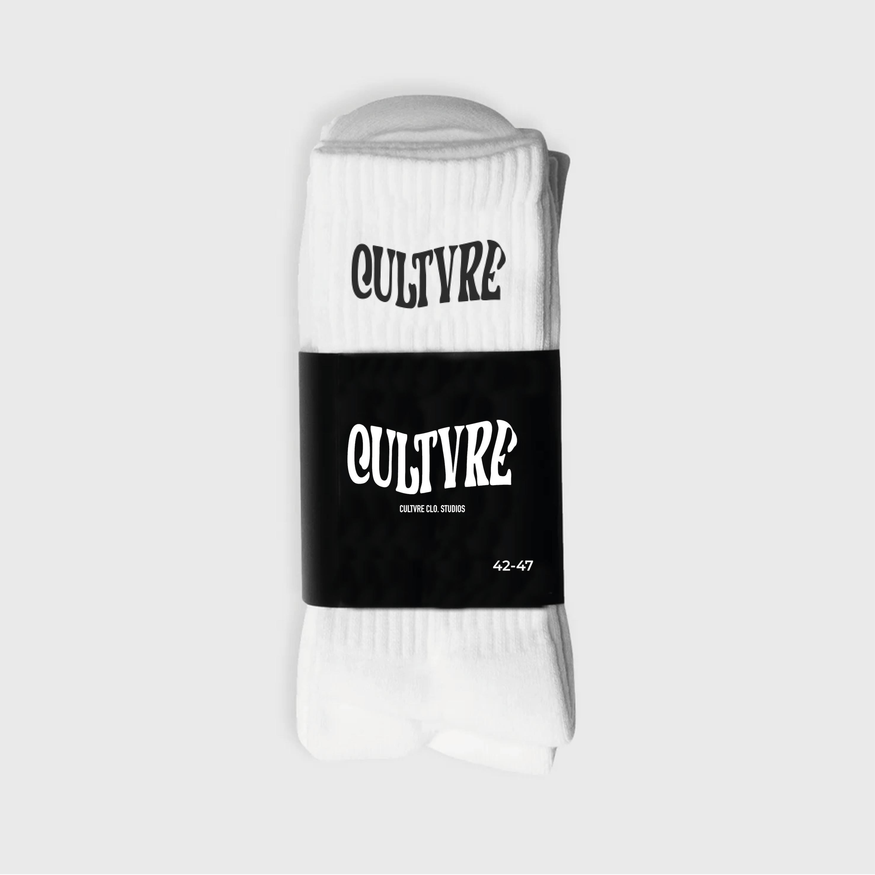 Logo Socks White