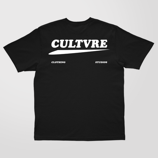 CULTVRE Swoosh Tee Black
