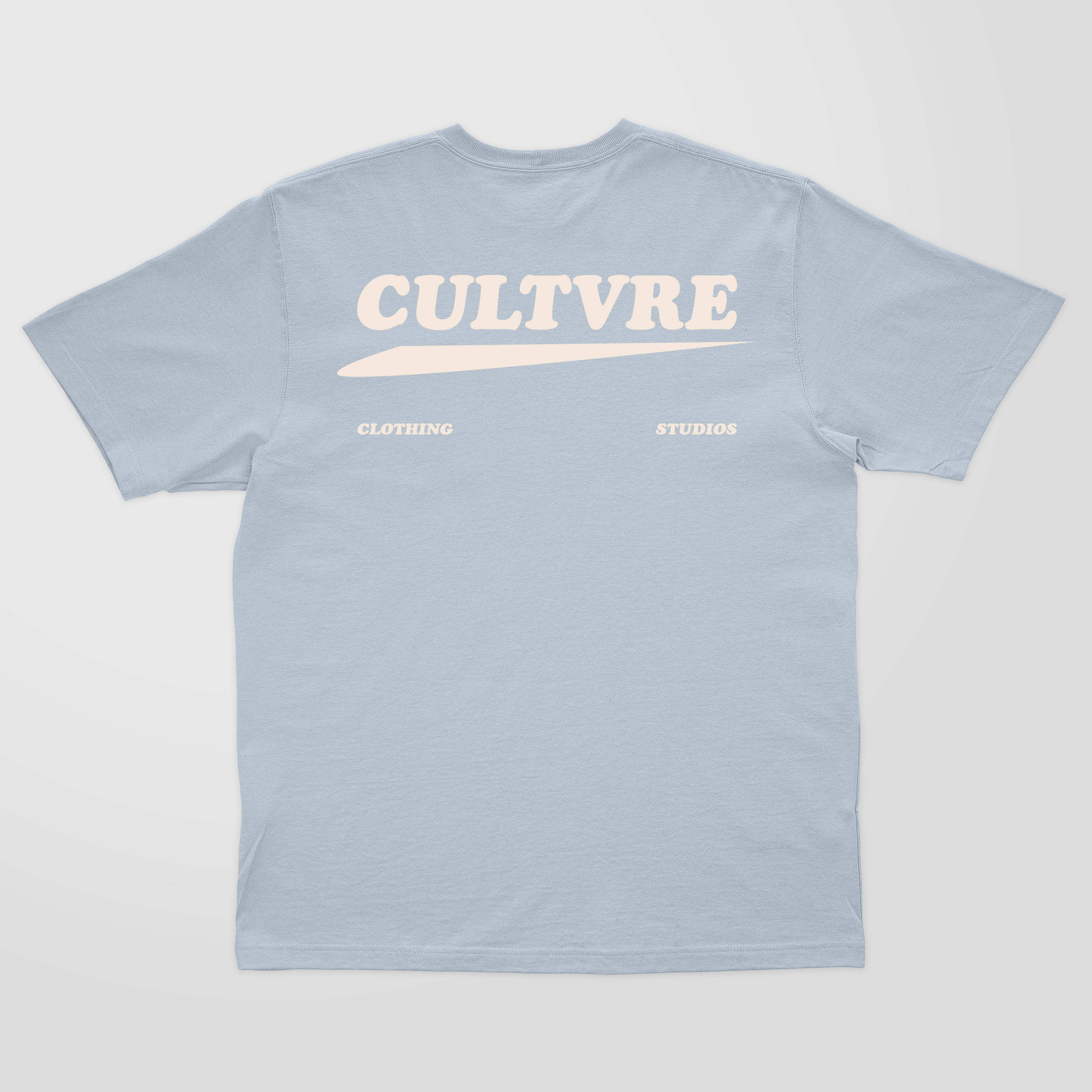 CULTVRE Swoosh Tee Light Blue