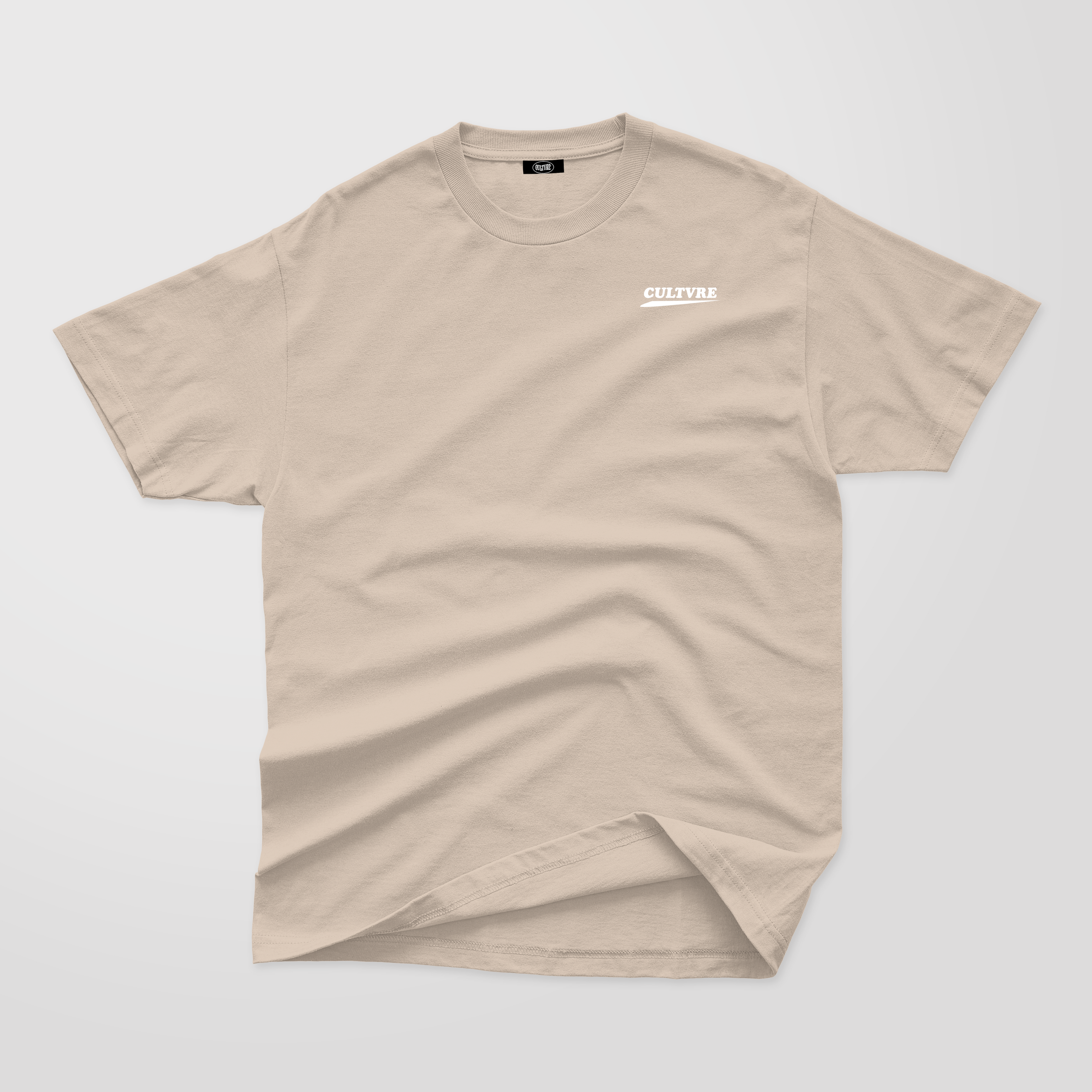 CULTVRE Swoosh Tee Khaki
