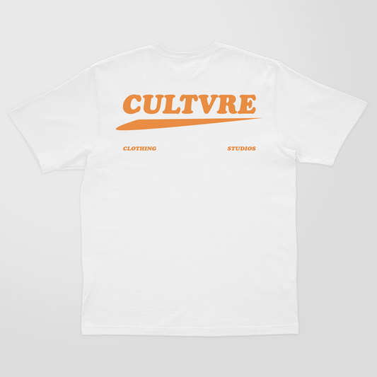 CULTVRE Swoosh Tee White