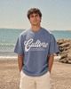 CULTVRE Signature Washed Tee Blue