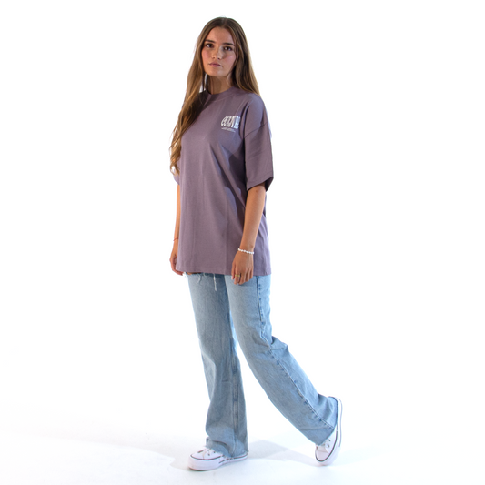 CULTVRE Purple Oversized Tee