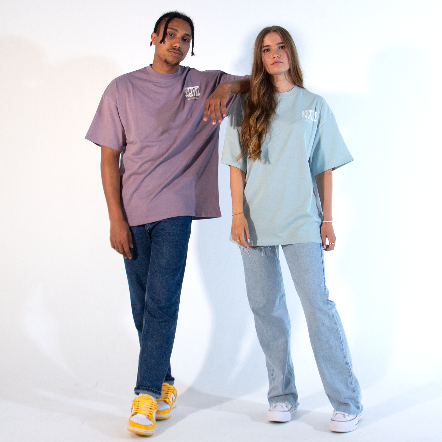 CULTVRE Purple Oversized Tee