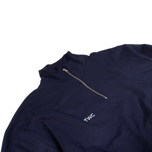 TWC Half-Zip Oversized Sweatshirt